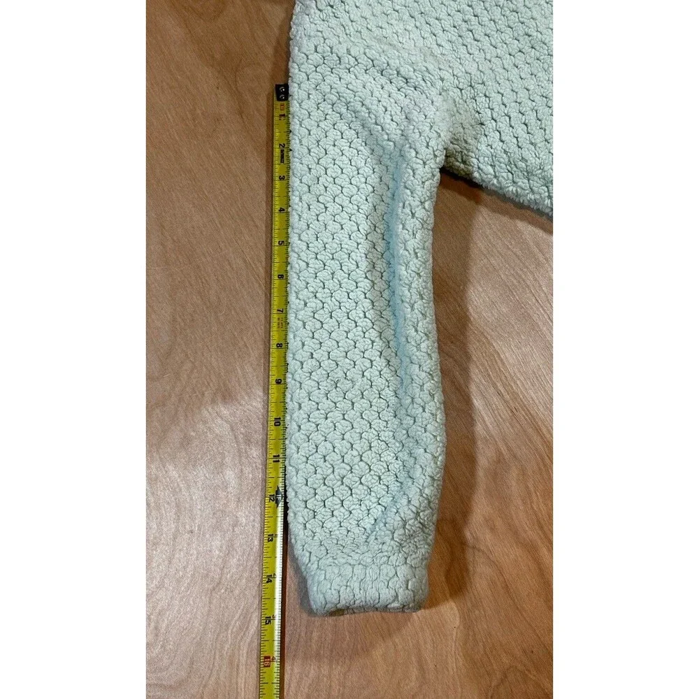 Girl’s Columbia Fire Side Sherpa Jacket Size XS (6/6X) Full Zip Light Mint Green